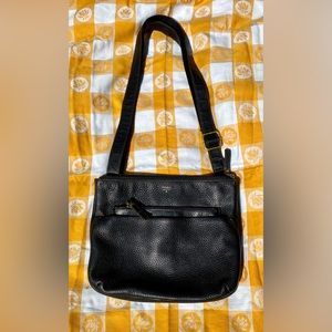 Fossil Tessa crossbody black leather purse SHB2054